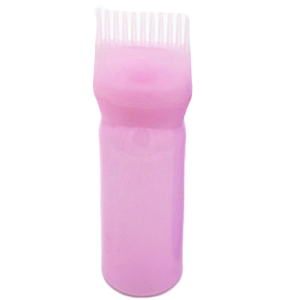 45 # salón de lavado de cabello colorante botella aplicador dispensador de cepillo para colorear el cabello herramientas de estilismo: Rosa