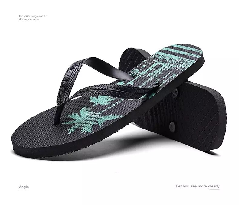 Zapatillas coreanas de talla grande para hombre, chanclas antideslizantes, sandalias de suela gruesa transpirables, sandalias de Punta ert5