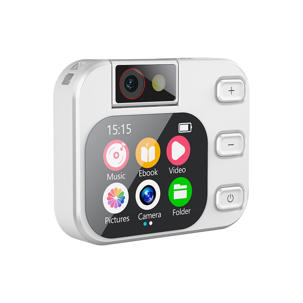 Mini-Kamera Digitale Diktiergeräte 2,2 Zoll Touchscreen Bluetooth Foto-Radio MP3-Spieler FM-Radio E-Buchen-Lesegerät Musikplayer: schwarz