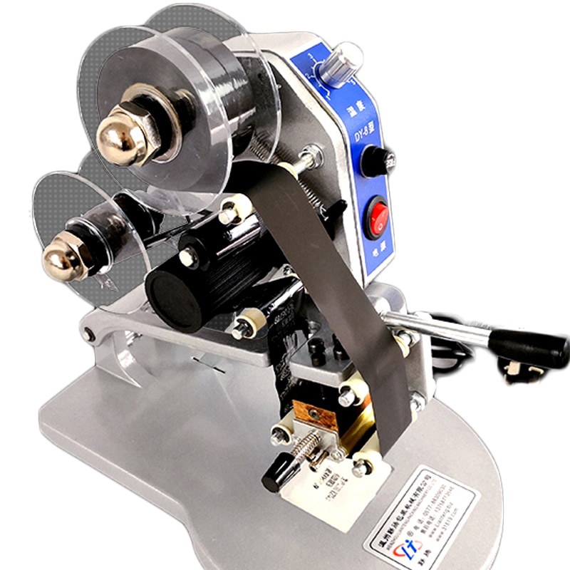 Manual Kleine Draagbare Codering Machine Type Lint Codering Machine Datum Nummer Plank Plastic Voedsel Verpakking Coder DY-8