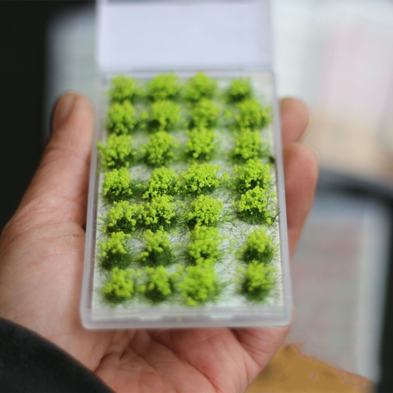 28Pcs Diy Model Kits Kunstgras Gazon Micro Landschap Decor Accessoires Speelgoed