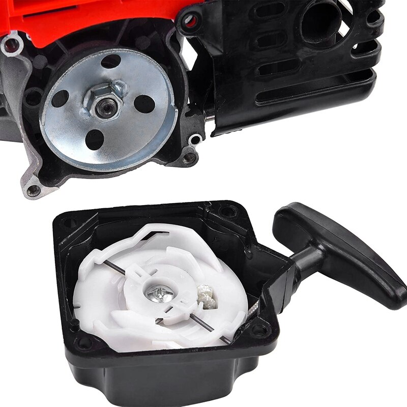 Pull Start Starter Recoil with Metal Claw Replacement for 43Cc 47Cc 49Cc Pocket Bike Gas Scooter X1 X2 X8: Default Title