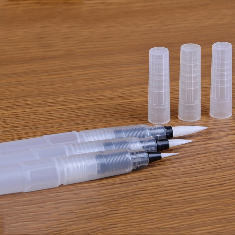 1/3Pcs Navulbare Inkt Kleur Pen Water Borstel Schilderen Kalligrafie Illustratie Pen Kantoorbenodigdheden MDD88