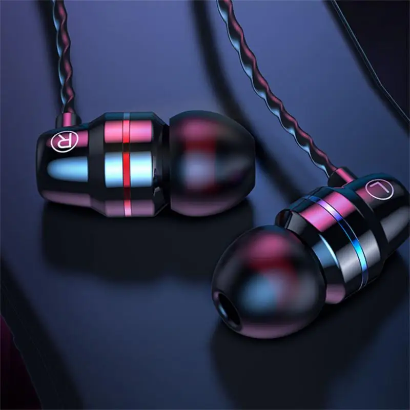 X6 Metalen Koptelefoon Bass Ruisonderdrukking Koptelefoon Sport Headset Auriculare MP3 Computer Koptelefoon Bedrade Koptelefoon