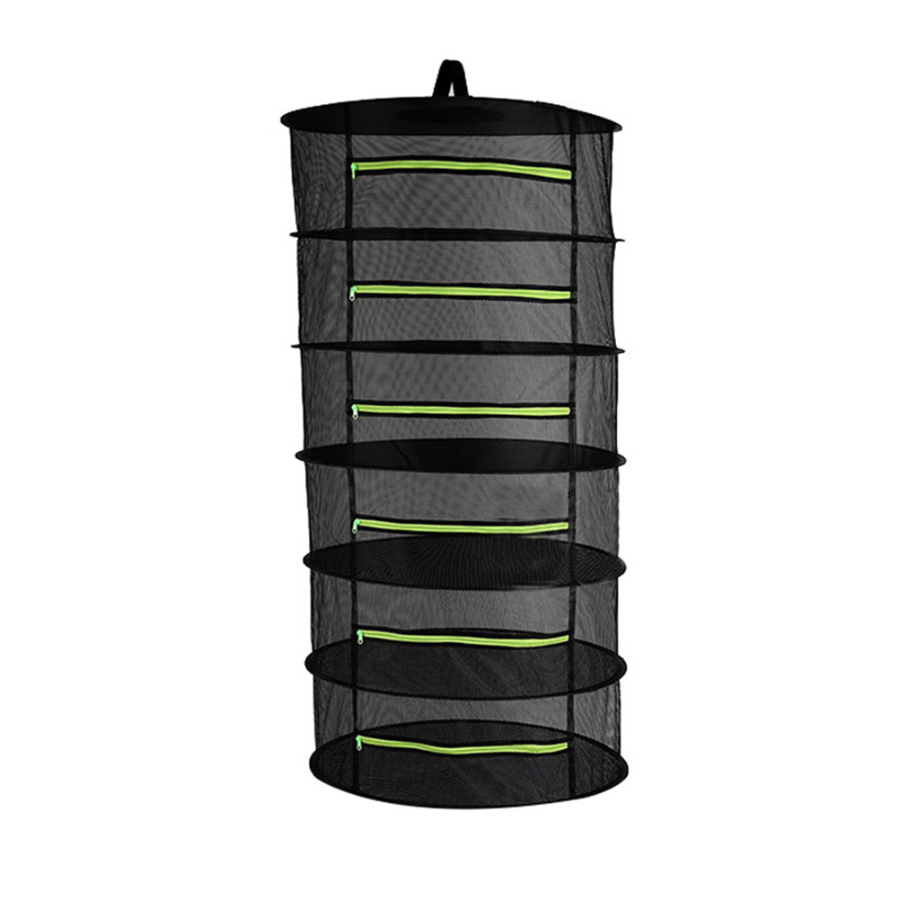Perchero colgante para secado de plantas, 6 niveles, transpirable, duradero, estantería de malla para hierbas vegetales TI99: 01