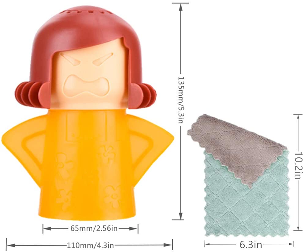 Angry Mom Microwave Cleaner - Angry Mom Mad Creay Mama Microwave Oven Cleaner High Temperature Steam Cleaning Equipment Tool