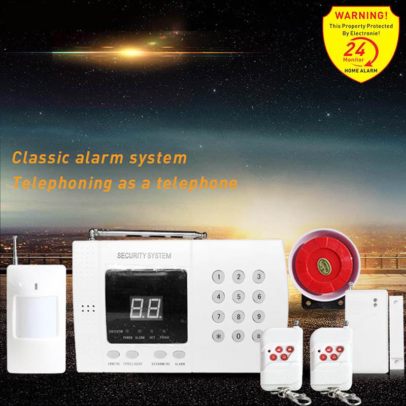Wireless Home Security System Auto Dial PSTN Telephone Line Burglar Set WIFI 433MHz GSM Alarm System Remote Control Sensor Kit