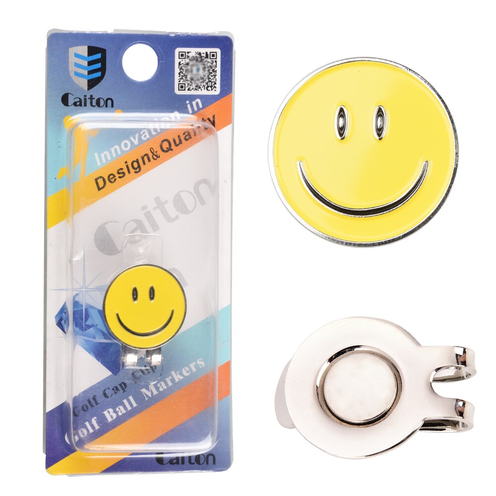 1Pcs Golf Ball Mark+Golf Hat Clip Magnetic Alloy marker golf accessories Golf Cap Clips Golf Training Aids: 3