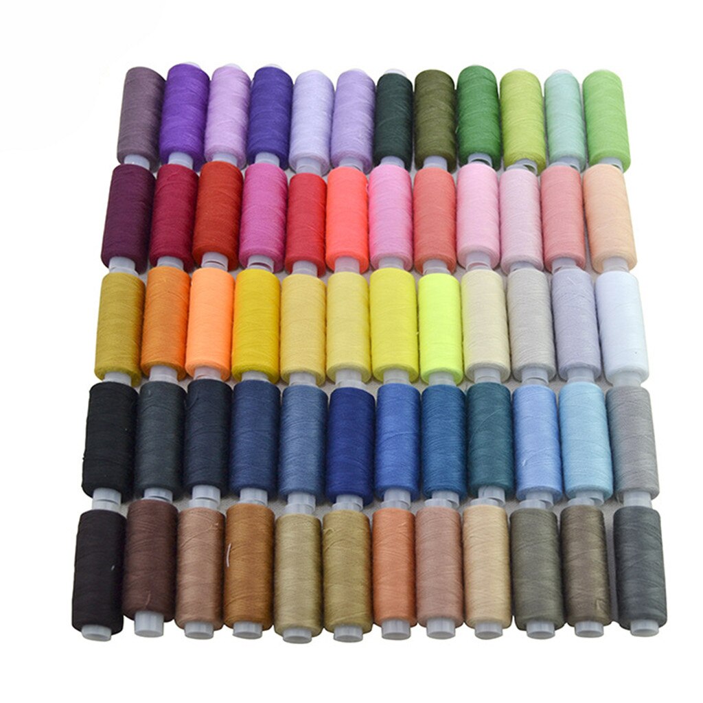 Kit De Fils à Coudre - 72 Bobines (36 Couleurs), 400 Yards, Polyester, Pour Machine Et Couture à La Main