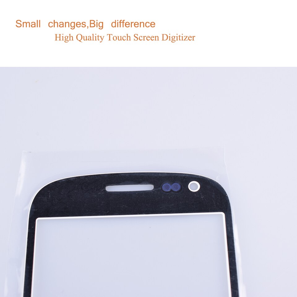 Voor samsung galaxy s iii mini  s3 mini  i8190 touchscreen front glas paneel touchscreen lcd buitenlens gt -i8190 gt-i8190n 4.0 "