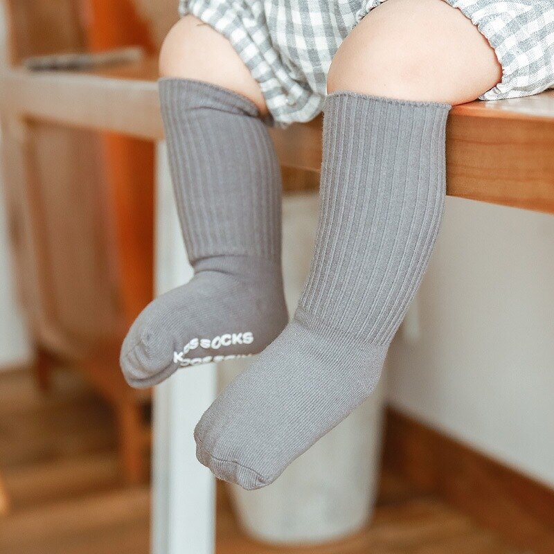 Baby Mädchen Knie hoch Socken Junge Sommer Herbst Baumwolle Socken fest Süssigkeit Farbe nfant Knie hoch Socken Pro Kinder geboren