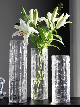 Grote Nordic Glazen Vaas Voor Bloemen Transparante Hydrocultuur Creatieve Woonkamer Decoratie Vazen Home Decor Tafel Vasi