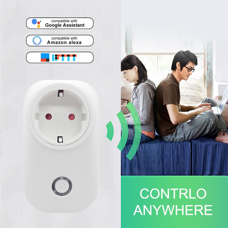EU/US/UK/AU/BR Plug Smart Plug Smart Wifi Socket 16A Power Smart Home Smart Life Wifi Plug Works with Alexa Google Home IFTTT