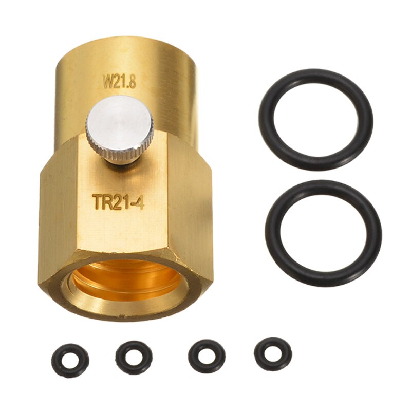 CO2 Cylinder Refill Tool Kit Adapter Connector For Filling Tank Sodastream Soda Club Water Sprinkler TR21-4 To W21.8