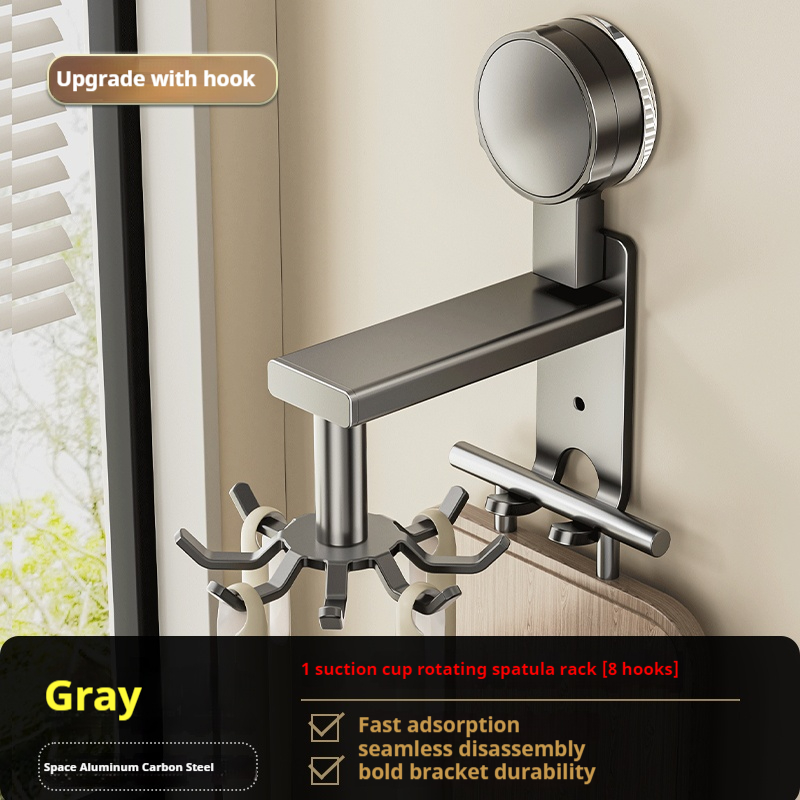 Porte-ustensile Rotatif, Outil de Cuisine, Cintre Peu Encombrant, Cuillères, Spatules, Couverts et Outils de Cuisine: vert clair