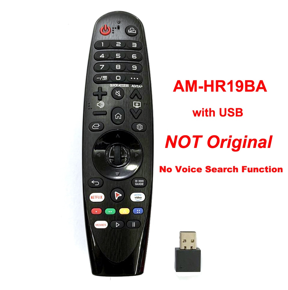 Mando a distancia para televisor LG OLED 4K UHD Smart TV, mando a distancia de AN-MR19BA/AM-HR19BA, para 32LM630BPLA UM7100PLB UM7340PVA UM6970 W9 E9 C9 SM86,