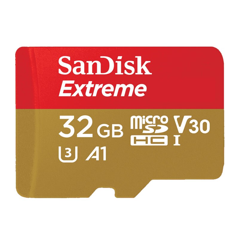 SanDisk Micro SD Card 100MB/s 256GB 128GB 64GB 32GB 16GB U3/U1 V30 A1 Class 10 Memory Card SDXC SDHC microsd Flash TF Card: V30-32GB