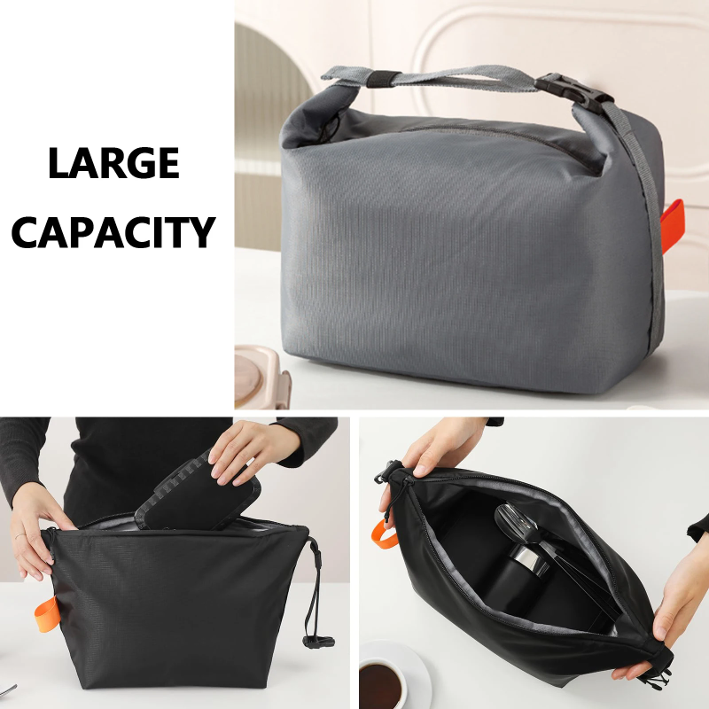 Japanische Lunch-Tasche mit Isolierung, Bento-Pack, tragbare Reis-Tasche, Mahlzeiten-Pack, Eis-Pack, tragbare Handtasche für Picknick und Lebensmittelaufbewahrung