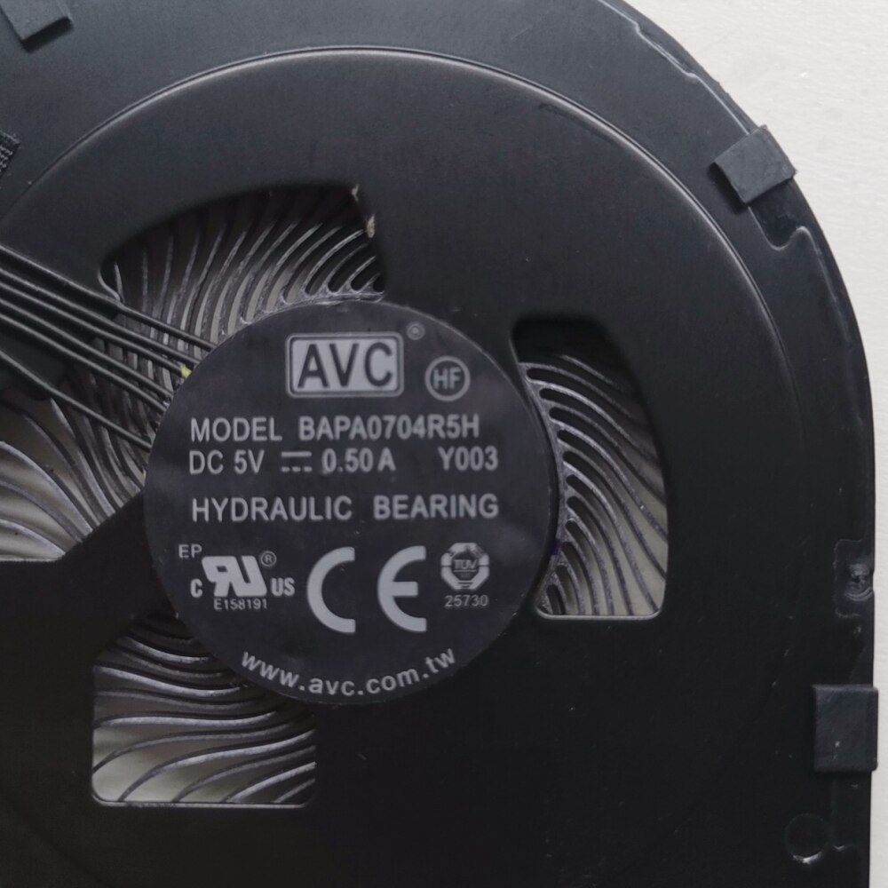 Ventilador de refrigeración para portátil Lenovo ThinkBook 13s, BAPA0705R5HY023, BAPA0505R5HY001, BAPB0605R5HY009, DFS150305550T, 5F10S13927, 5F10S13926