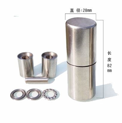 Charnières cylindriques en acier inoxydable 304 | Charnière industrielle, solide et robuste, sans rouille, détachable pour porte métallique extérieure: 18x62mm