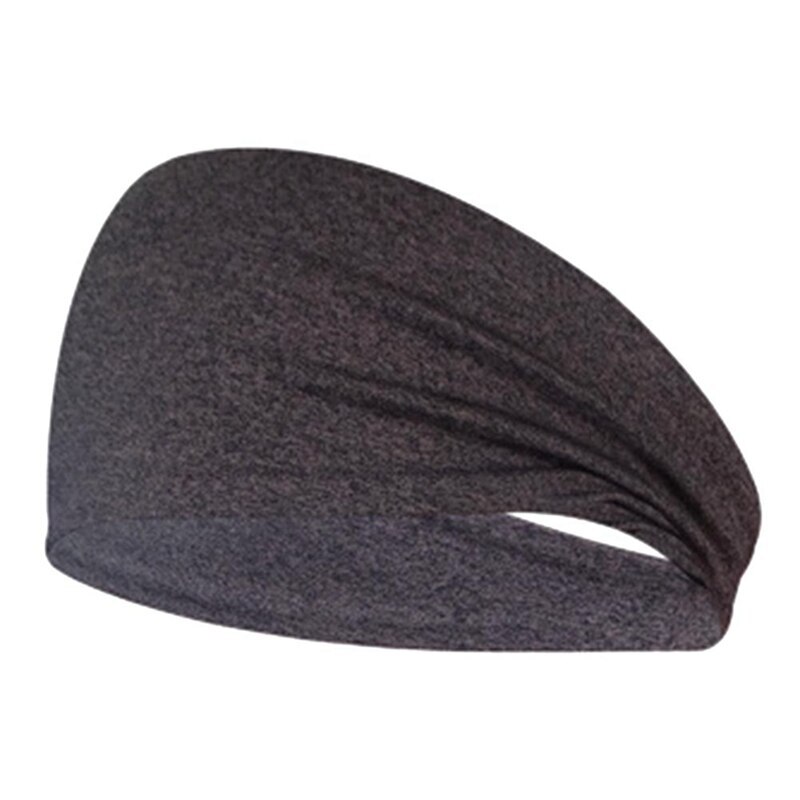 1Pc Sport Haarband Yoga Zweet Band Voor Vrouwen Mannen Running Fitness Hoofdband Mode Elastische Tulband Effen Kleur Haarband: DG