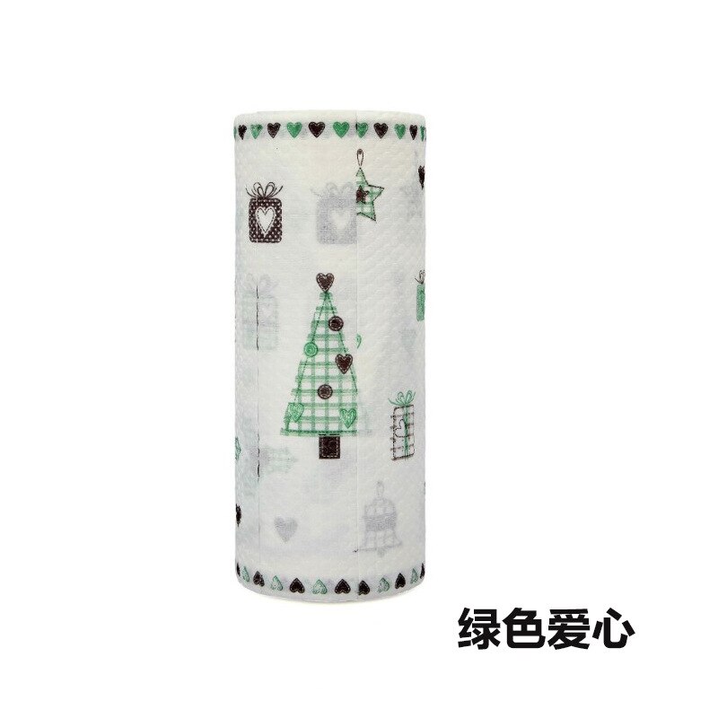 Desechable limpio paño aceite absorbente Papel Toalla de mano para la cocina lavable plato toalla tela no tejida seco/húmedo de aceite antiadherente: Marrón