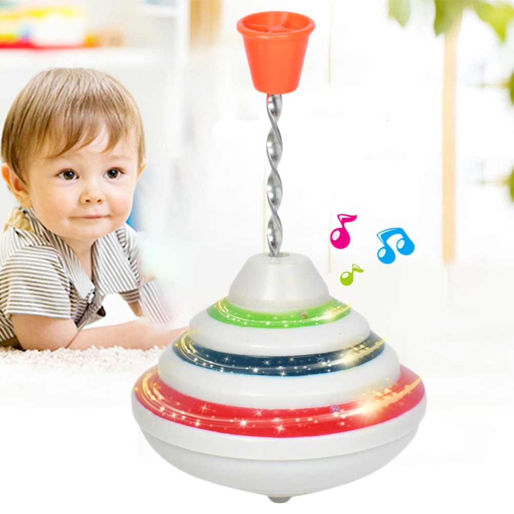 Push Down Tol Speelgoed Met LED En Muziek Peg-Top Hand Spinning Gyro Speelgoed Voor Kids jongen Klassieke Elektrische Speelgoed #20