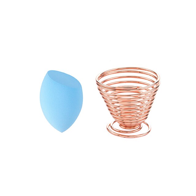 2 stuks/set cosmetische sponsjeshouder set professionele make-upspons foundation spons beauty tools accessoires water kalebasvormig: Stijl 8