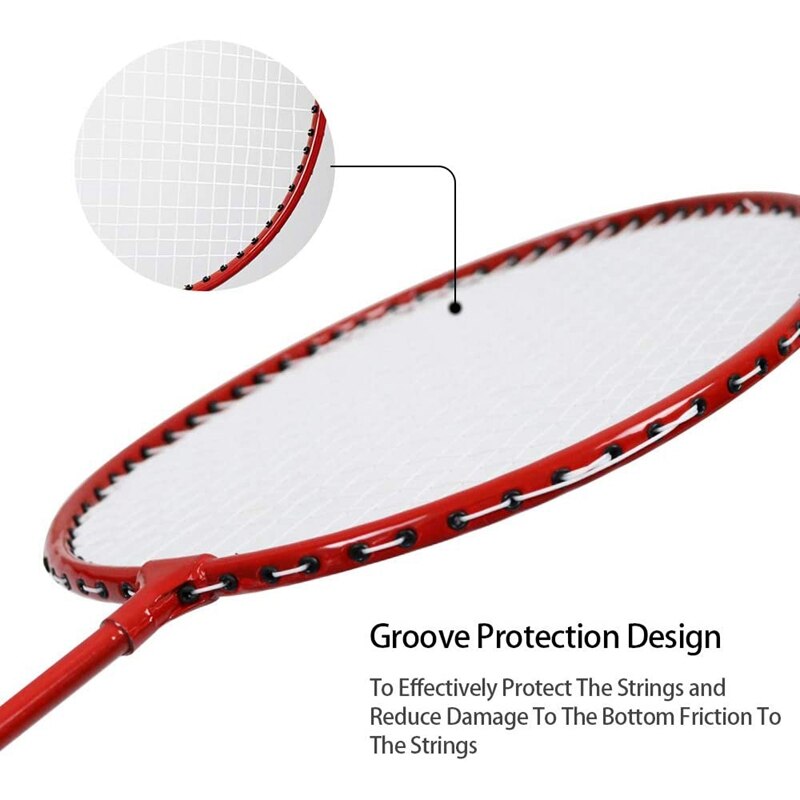 Badminton Set Portable Badminton Combo Set Badminton Net Exercise Sports Tools for Outdoor Beach Lawn