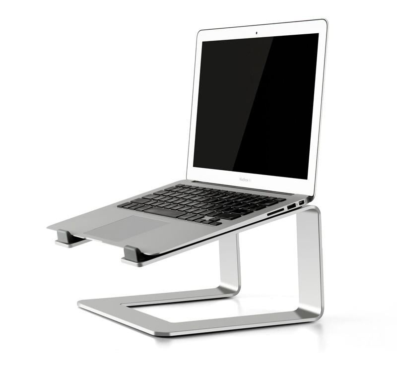 Hyvarwey AP-9 Aluminium 11-17 Inch Notebook Laptop Stand Ergonomische Notebook Cooler Laptop Cooling Black Silver Grey