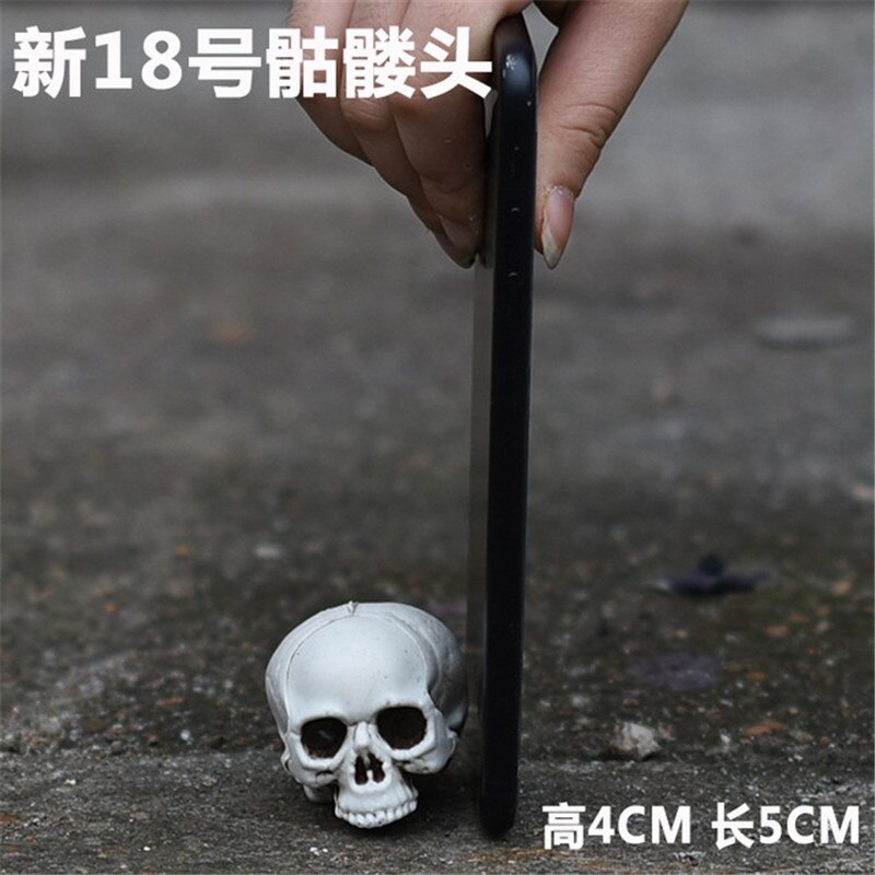 entsetzlich Schädel Statue Skulptur Halloween Bar Nachtclub Dekor Handwerk Malerei Requisiten Bar KTV Zähler Hause Dekoration: 18