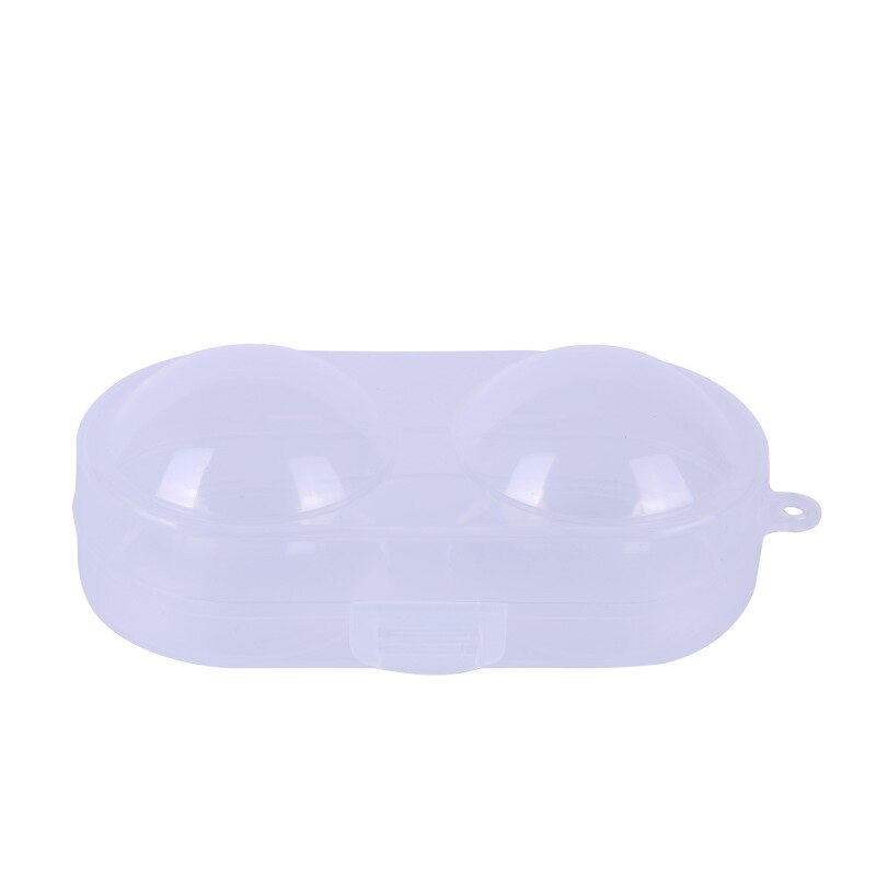Table tennis plastic box Table tennis storage box 2 balls can be loaded Table Tennis Accessories: Transparent