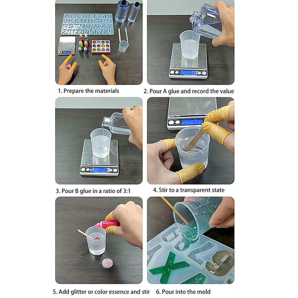 1PC International Chess Silicone Molds Crystal UV Epoxy Resin Checkerboard Mould for DIY Crafts Making Tools