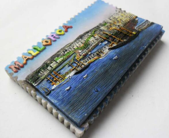 Mallorca Spain Tourism Souvenirs Fridge Magnets Resin Refrigerator Magnetic Message Stickers Home Decor Decoration
