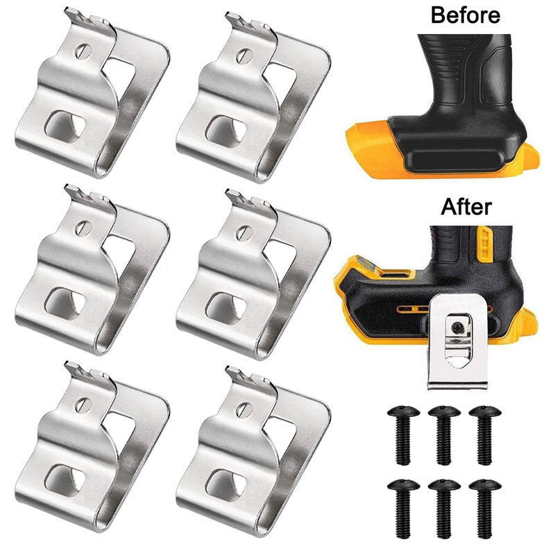 Crochet de ceinture pour perceuse-visseuse Dewalt 20V N, 6 pièces 268241 N N 169778 N N 086039 Accessoires pour outils électriques DCD980 DCD985