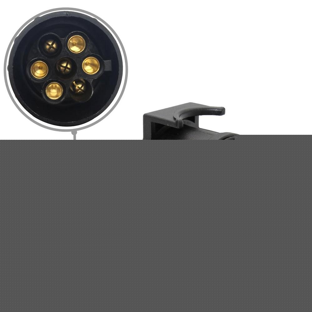 Car Trailer Truck 13 Pin To 7 Pin Plug Adapter Converter Tow Bar Socket Converter Black Auto Accessories