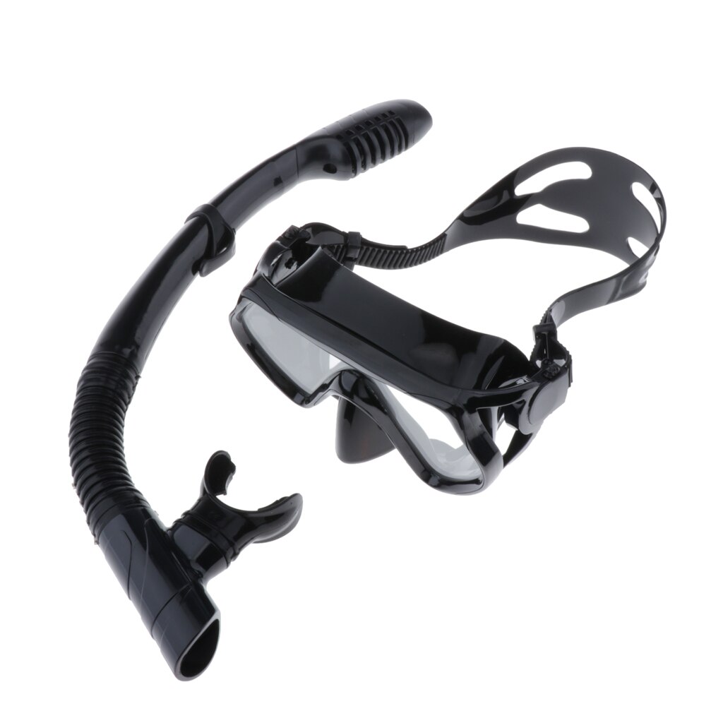 Adult Snorkel Set Snorkeling Gear Diving Silicone Dive Mask Snorkel Mesh Bag