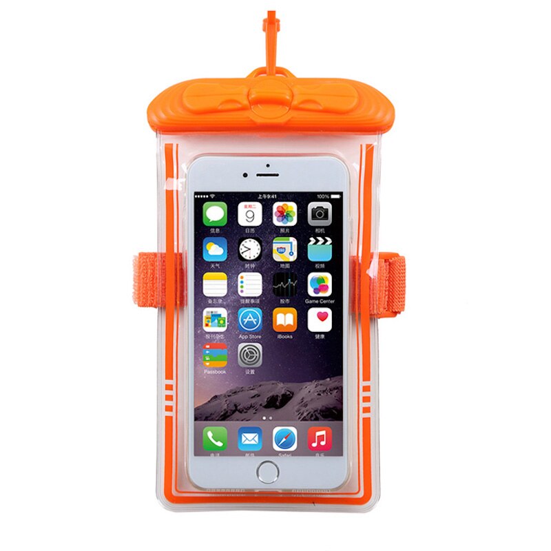 Waterproof phone bag Diving phone bag Swimming Surfing Bags Multi-function Waterproof bags Sports bag Mobile phone sealing bag