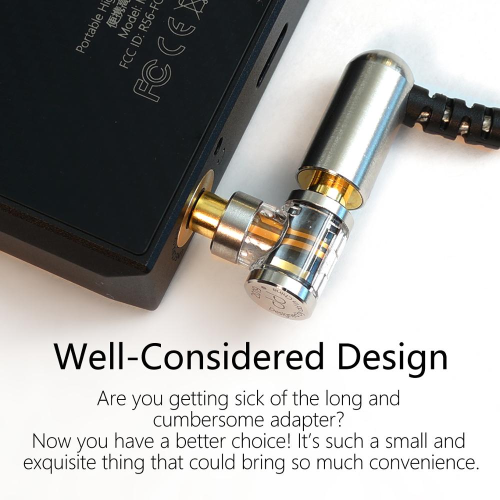 DJ35A DJ44A, 2,5mm 4,4 Ausgewogene Adapter. Gelten für 2,5mm Gleichgewicht kopfhörer kabel, Für Astell & Kern, FiiO, etc.