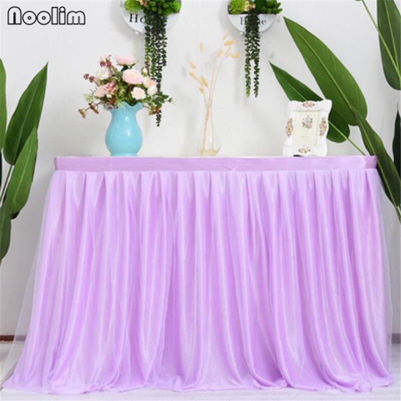 200*75cm Beautiful Tutu Table Layer Birthday Party Wedding Dessert Table Skirt Decoration Baby Shower Party Decoration Suppliers
