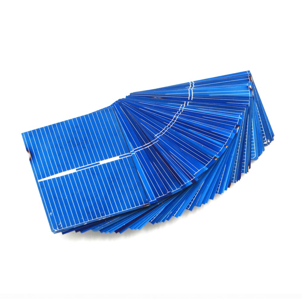 Panneau solaire Sunpower en silicium polycristallin | Panneau solaire x à cellules Painel, bricolage chargeur 52*39mm 0.5V 0.33W
