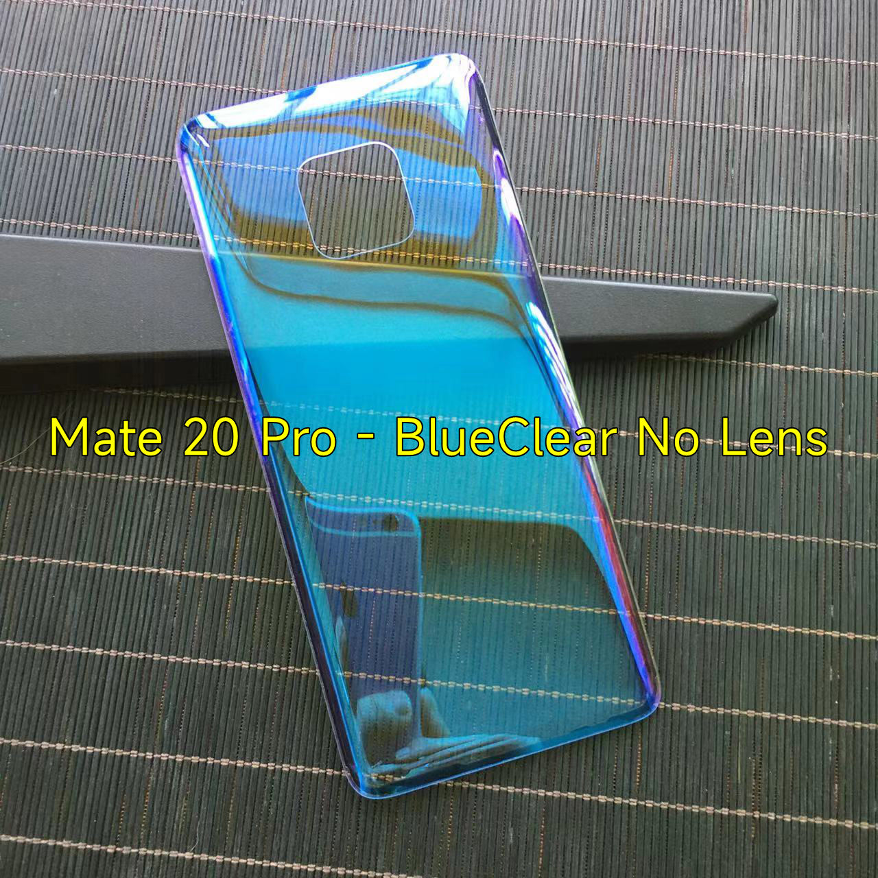 Clear Back Cover For Huawei Mate 20X 20 Pro Battery Door Panel Rear Housing Case With Camera Lens Replacement+Adhesive Sticker: WHITE
