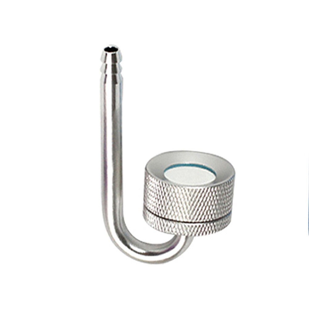 Mini Reactor Diffuser Plant CO2 Fish Tank U Shape Aquarium Suction Moss Atomizer Universal Aluminum Alloy Regulator: Default Title
