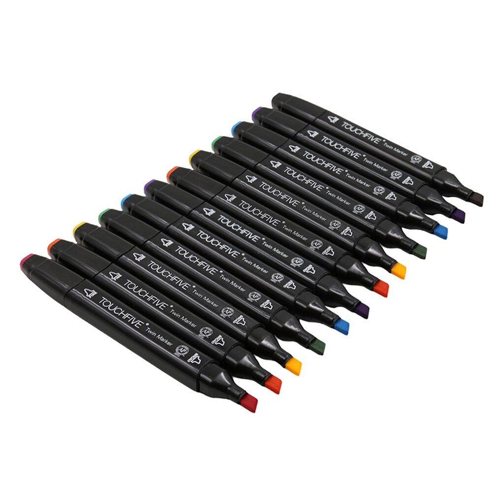 12x Oil Based Paint Marker Pen Waterproof Art Painting DIY Scrapbook Card Making