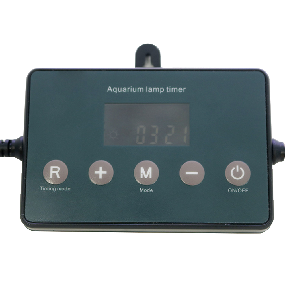 Sunrise Sunset Intelligent Timing LCD Screen 12-24V Aquarium Dimmer Controller LED Light Home Easy Use ABS Mini Lamp Accesories