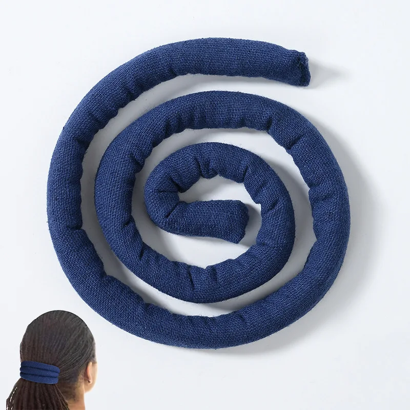 Buigbare Dreadlocks Haarband Spiraal Lock Haarbanden Lange Paardenstaart Houders Etnische Haarband Touw voor Vrouwen Meisjes Haaraccessoires: violet