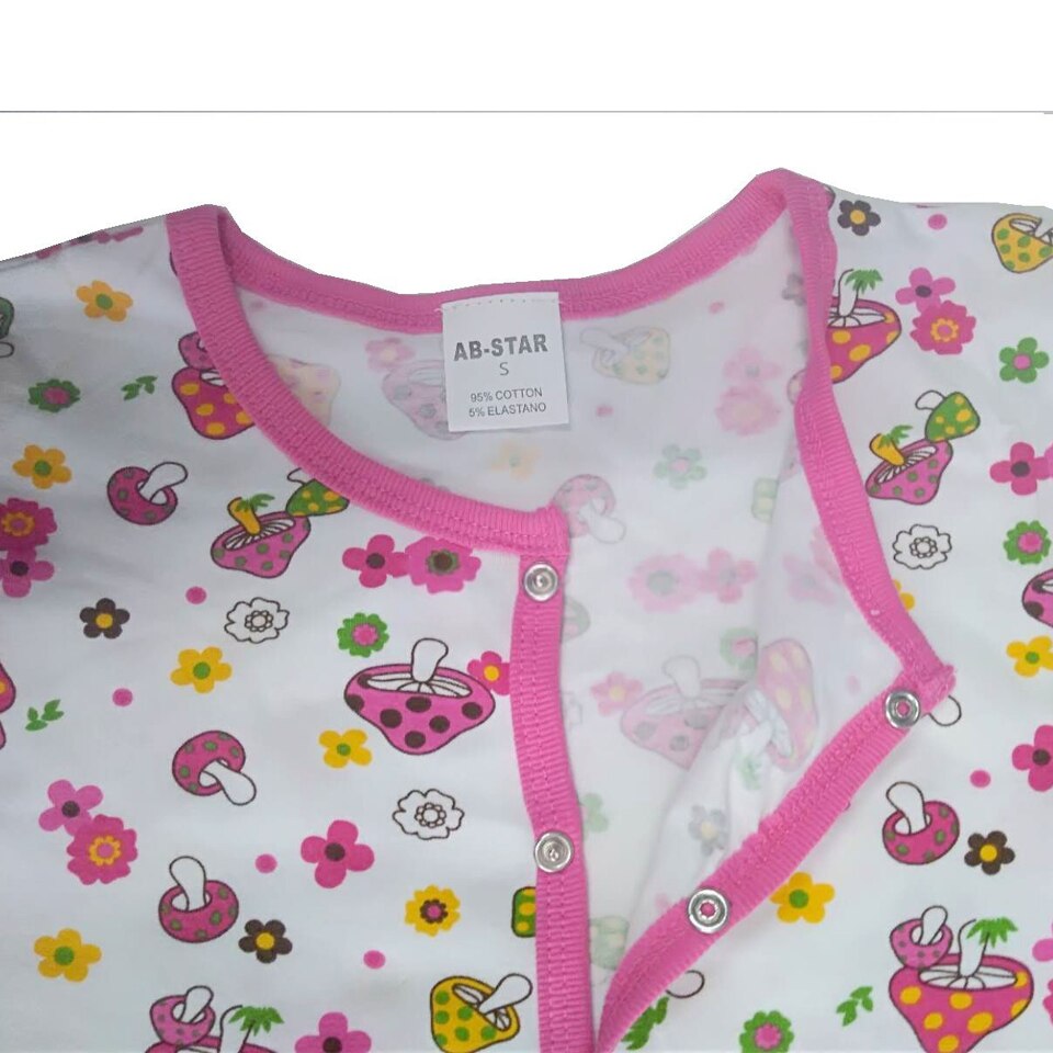 Barboteuse bébé adulte/vêtements abdl/body adulte imprimé/body imprimé champignon coloré avec pied/adulte onesie