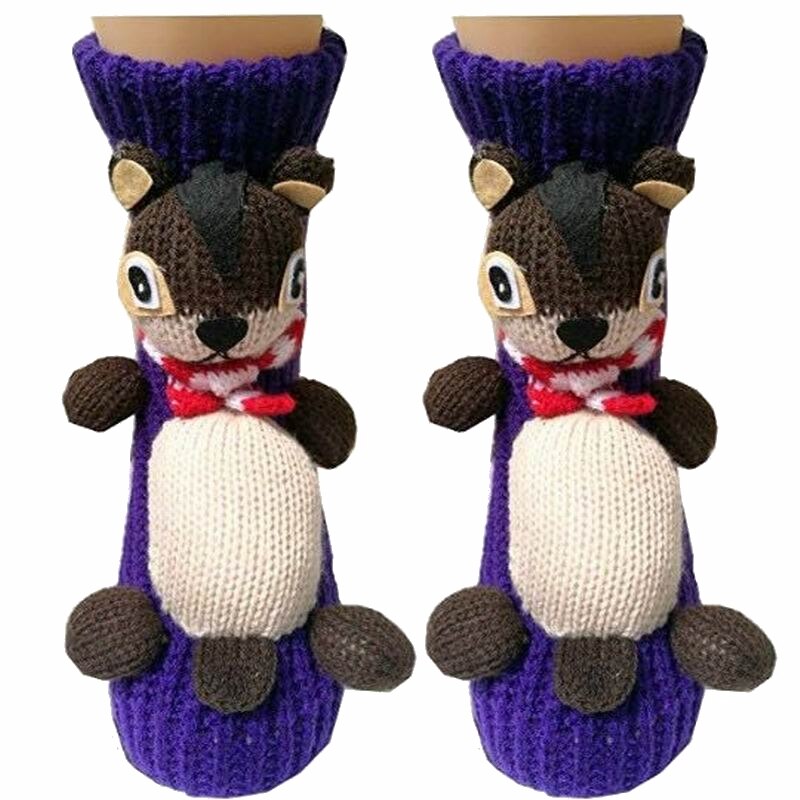 Shpping livre, meias De Natal para as mulheres, andar santa meias, decorações, presentes de Natal, santa boneco de neve e renas padrão