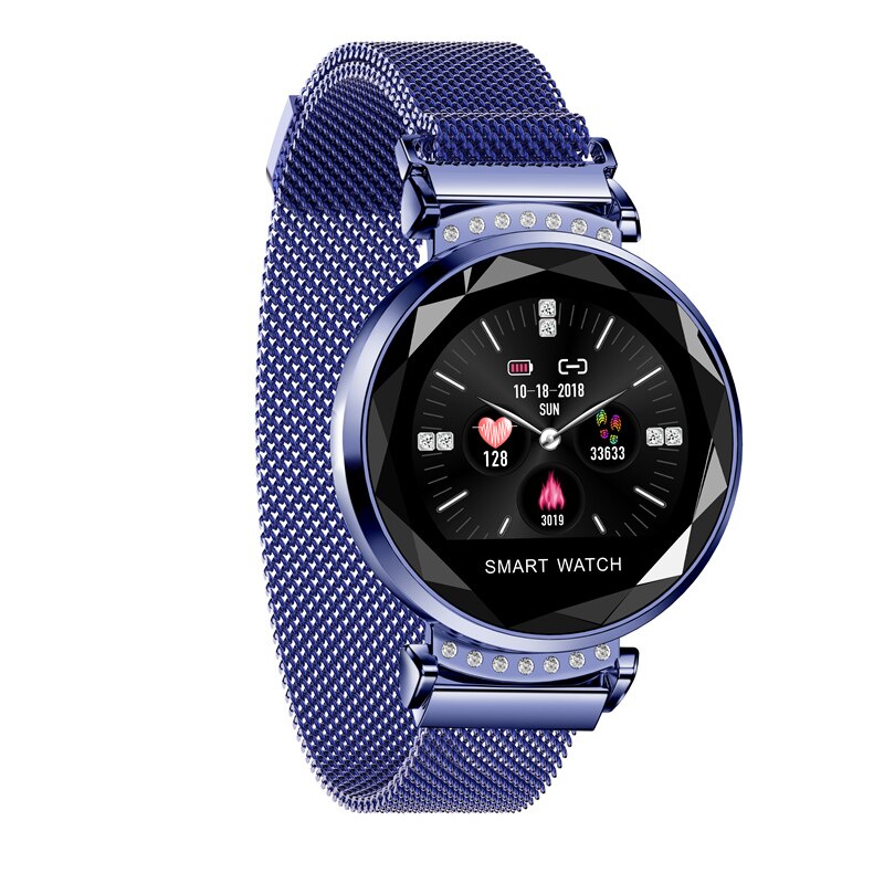 H2 Fitness Tracker Smart Bracelet Waterproof Women ladies Smartwatch Heart rate monitor watch For android and IOS