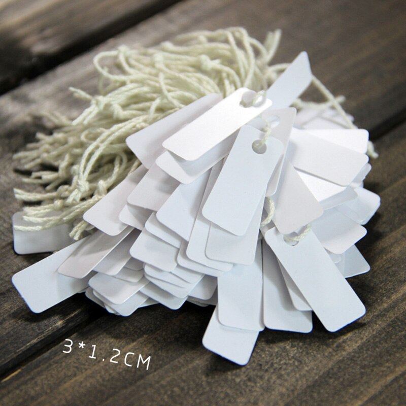 Trinket Label 300pcs Mini Color Plastic Sheet Tag PVC Card Blank... – Grandado